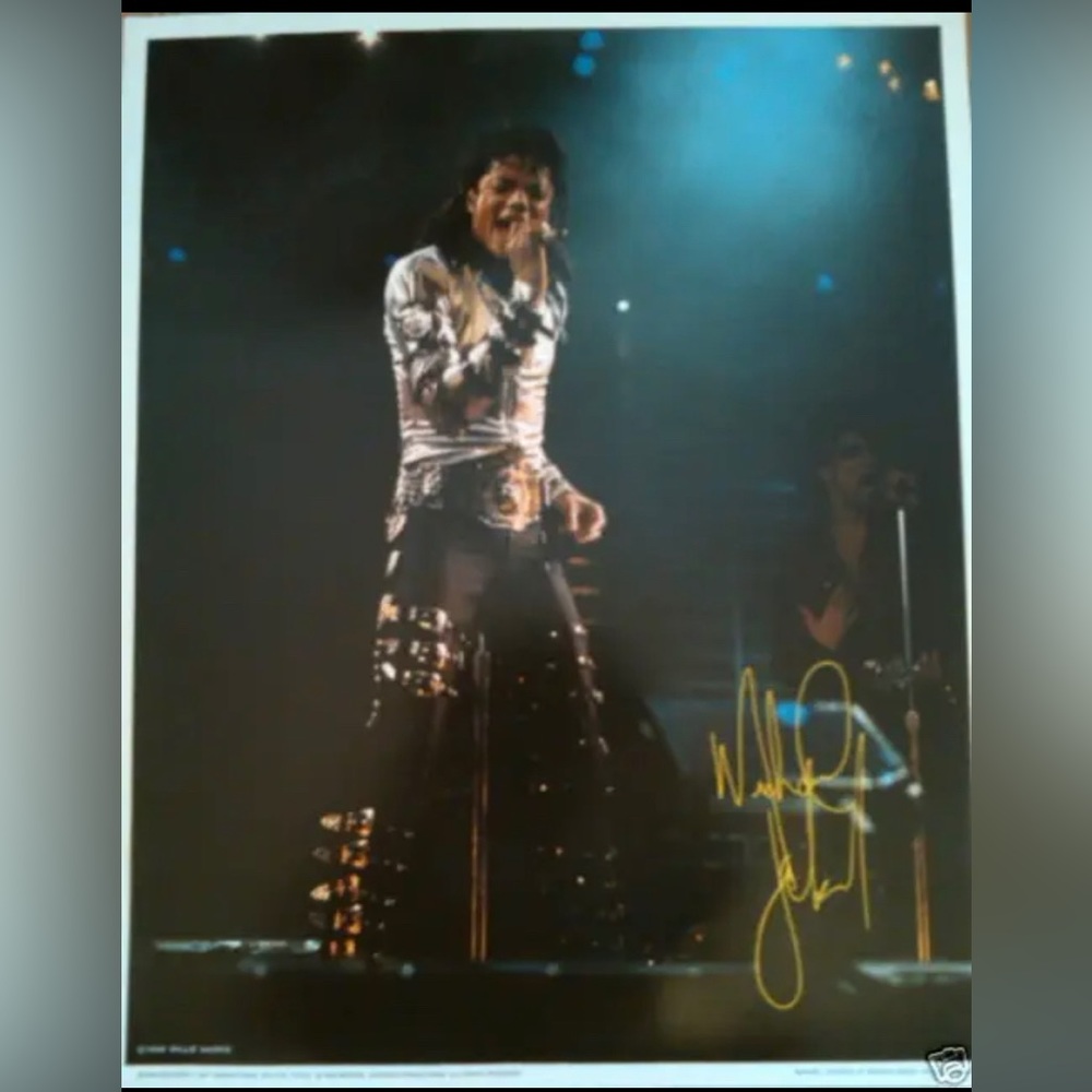 Michael Jackson New Rare Poster Live In Dallas